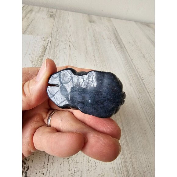 Vintage artisan rabbit bunny decor marble set Easter cute unique vintage - Picture 7 of 11